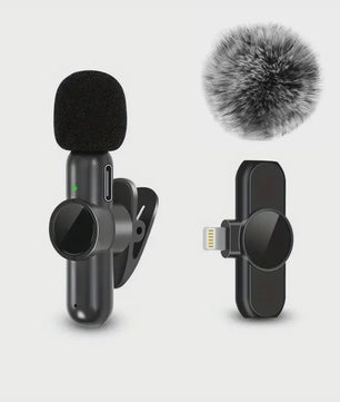 Draadloze Lavalier Microfoon: Kristalheldere Audio voor iPhone & Android