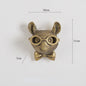 Gouden Hertenkop Wandhaak - Decoratieve Resin Muurhanger met Opbergfunctie