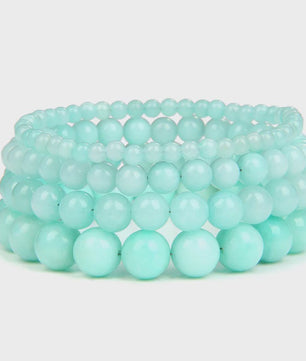 Handgemaakte Natuursteen Armbanden - Onyx & Agate Kralen - Yoga & Reiki Energie - Unisex 19cm
