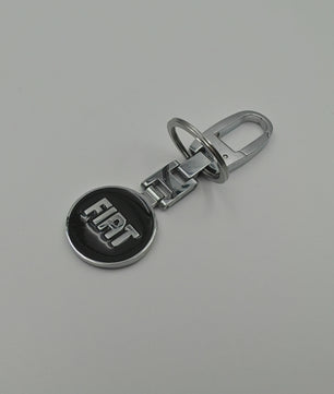 FIAT Autosleutelhanger met Logo - Stijlvolle Sleutelhanger voor Diverse Fiat Modellen
