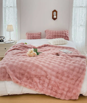 Luxe Nepbont Plaid - Ultra Zacht & Warm, 2.5KG Zwaar, Perfect voor Woonkamer & Slaapkamer