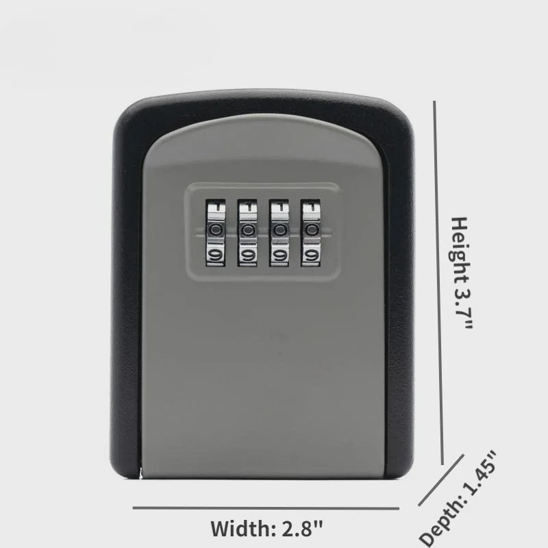 Metalen Sleutelkluis Buiten - Wandmontage - 4-Cijferig Combinatieslot
