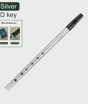 Authentieke Ierse Whistle Fluit - C/D Toets - 6 Gaten - Traditioneel Muziekinstrument