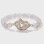 Natuursteen Agate Armband met Druzy Geode - Kleurrijk & Stijlvol