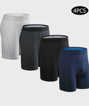 Lange Boxershorts voor Heren - Comfortabel Katoen & Plus Size Pasvorm