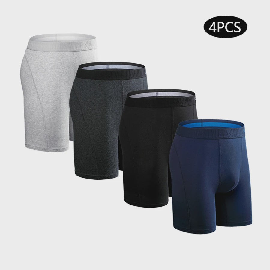 Lange Boxershorts voor Heren - Comfortabel Katoen & Plus Size Pasvorm