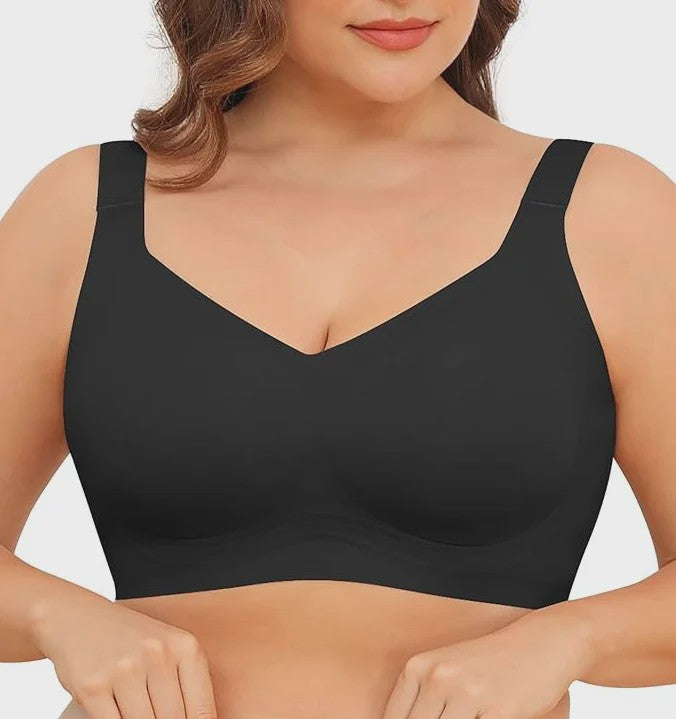 Comfortabele Naadloze Push-Up BH voor Plus Size Dames - Verbergt Rugvet & Biedt Volledige Bedekking