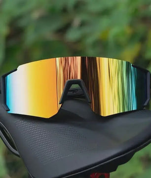 Sportzonnebril Oversized Mirror Lens - Lichtgewicht & UV-bescherming voor Heren & Dames