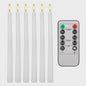 Set van 10 LED Kaarsen met Afstandsbediening - 28cm Vlamloze Kaarsen met Timer