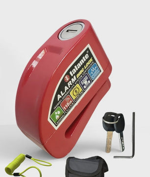 Motor & Fiets Alarm Schijfrem Slot - Aluminiumlegering met 110dB Alarm & Waterdicht