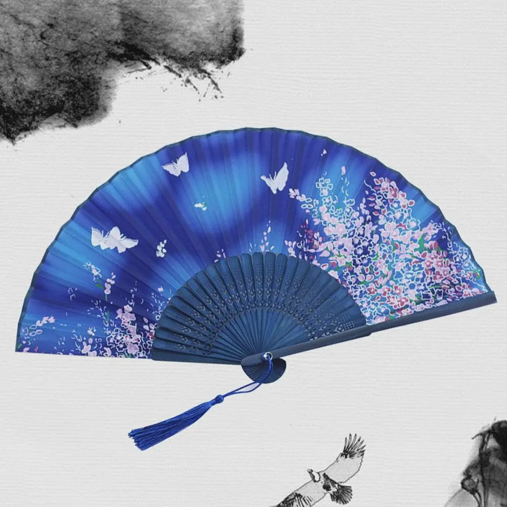 Elegante Chinese Vouwbare Handwaaier - Perfect voor Feest, Dans & Cosplay