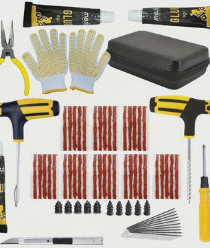 Noodbandreparatieset - Heavy-Duty Lijm & Rubberstrips voor Auto, Truck, Camper