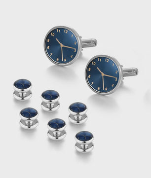 Set Manchetknopen en Tuxedo Studs voor Heren - Stijlvolle Accessoires voor Bruiloft en Feest