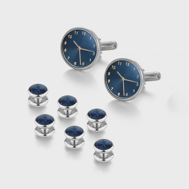 Set Manchetknopen en Tuxedo Studs voor Heren - Stijlvolle Accessoires voor Bruiloft en Feest