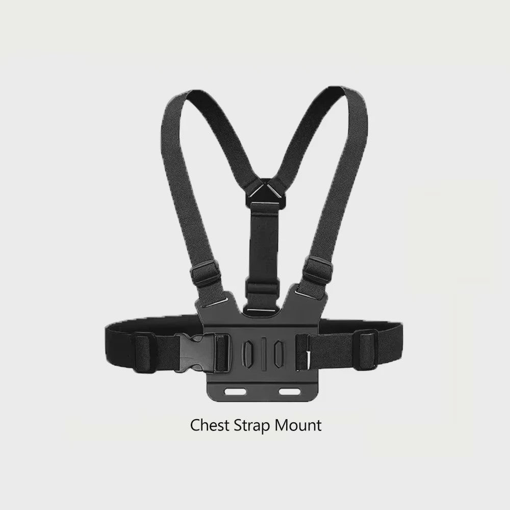 Action Camera Accessoires Kit: Hoofd- en Borstband Mount voor GoPro, Telefoon & meer