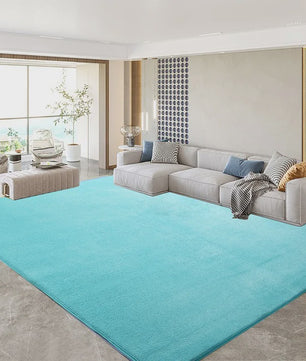 Zacht Coral Fleece Vloerkleed Grijs - Comfortabel voor Woonkamer, Slaapkamer & Kinderkamer