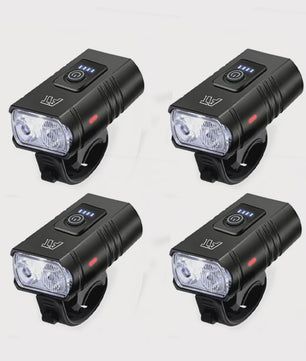 Oplaadbare Fietsverlichting LED Voorlamp Type-C, Waterdicht & 6 Modi