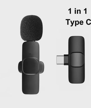 Draadloze Lavalier Microfoon Set (2.4G) voor iPhone & Android - Live Streaming & Opnames