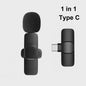 Draadloze Lavalier Microfoon Set (2.4G) voor iPhone & Android - Live Streaming & Opnames