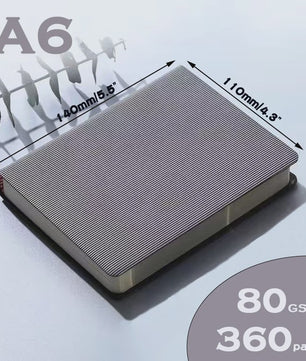 A6 Notitieboek 360 Pagina's - Lijn of Blanco - Dagboek, Planner, Journal