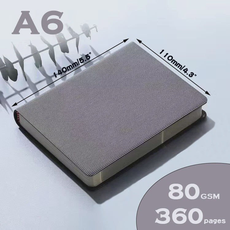 A6 Notitieboek 360 Pagina's - Lijn of Blanco - Dagboek, Planner, Journal
