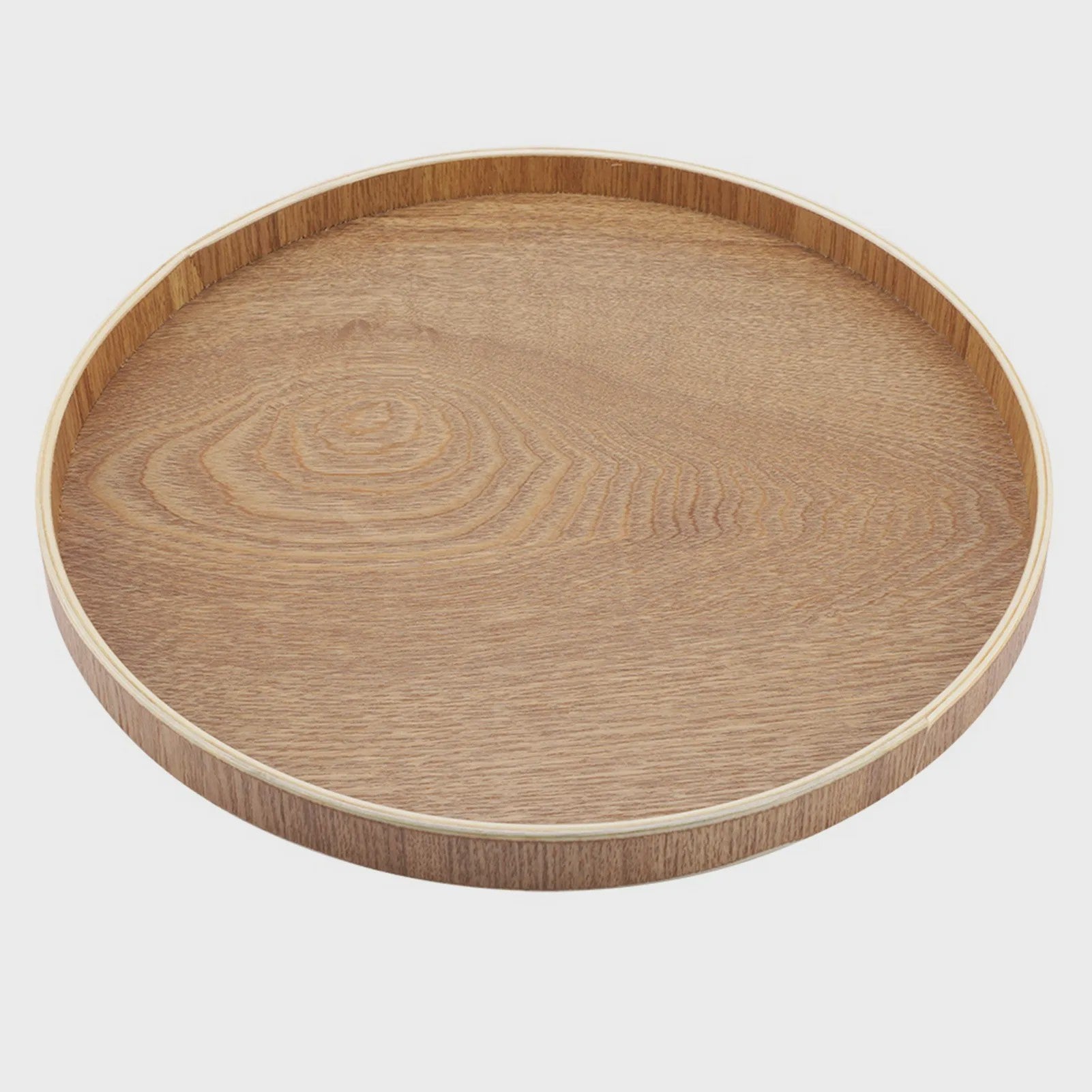 Houten Serveerschaal Rond - Stijlvol voor Thee, Fruit, Snacks & Decoratie