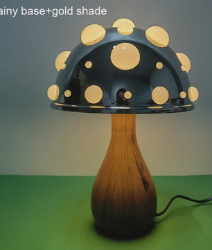 Amanita Paddenstoel Lamp met LED - Sfeervolle Decoratie voor Woonkamer & Nachtkastje