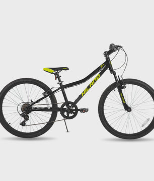 Hiland 24 Inch Kinder Mountainbike met Voorvering - Fiets voor Jongens & Meisjes (7-15 jaar)
