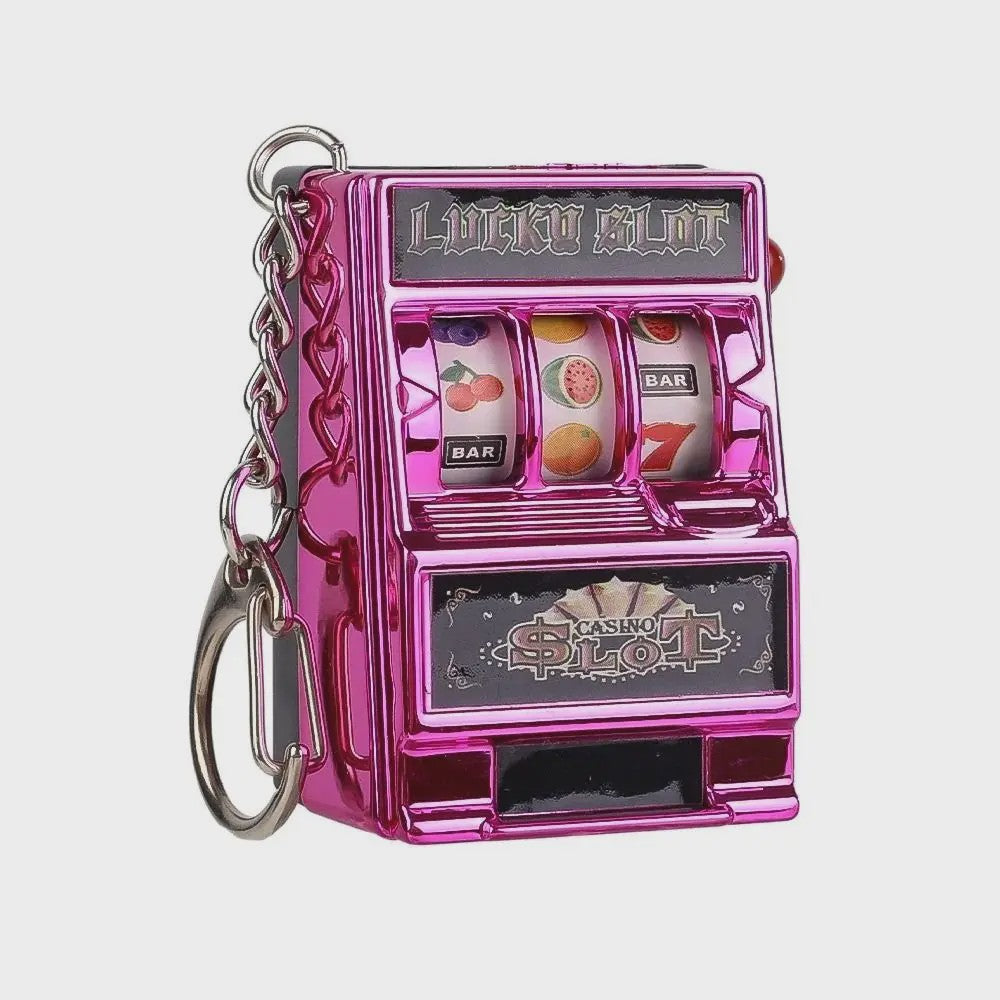 Mini Gokautomaat Sleutelhanger - Speelgoed Jackpot Gadget