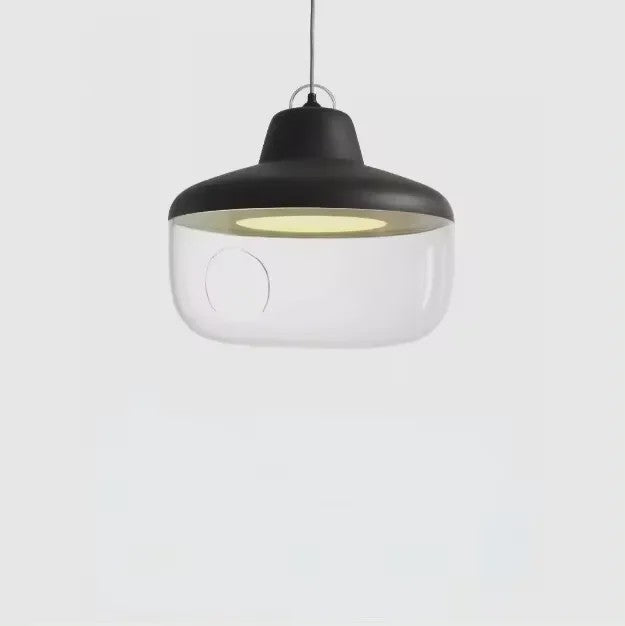 Moderne Glazen LED Hanglamp met Decoratieve Elementen - Sfeervolle Verlichting voor Woonkamer & Kinderkamer