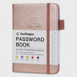 Wachtwoordenboek met Alfabetische Tabs - Hardcover Logboek & Adresorganizer