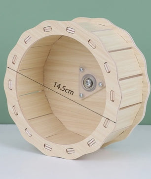 Houten Hamster Villa: Speelhuis met Klimplatform en Verhoogd Platform - Duurzaam Knaagdier Accessoire