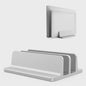 Verticale Laptopstandaard voor Macbook Air/Pro & Desktop - Dubbel & Verstelbaar (tot 17.3 Inch)