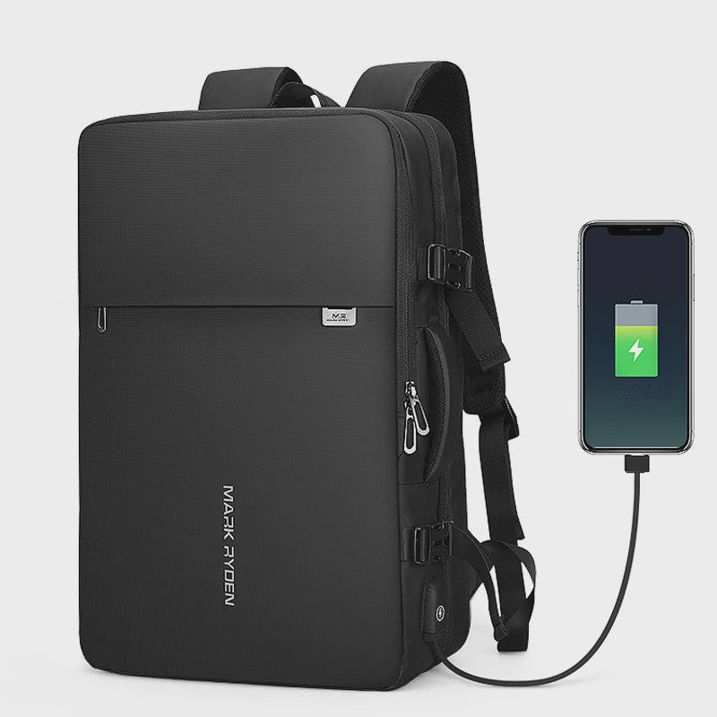 Mark Ryden 17 Inch Laptop Rugzak met USB Opladen - Ruim, Anti-diefstal & Zakelijk