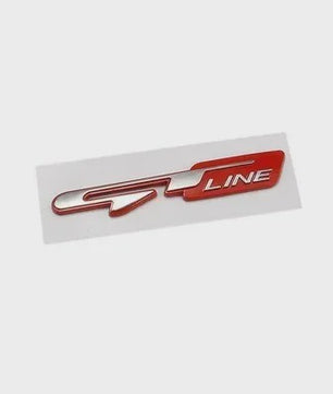 3D GT Line Embleem Badge Sticker - Stijlvolle Auto Accessoire voor Peugeot & Kia