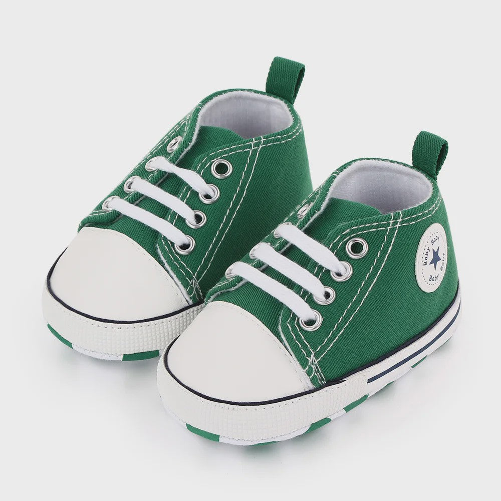 Babyschoenen Canvas Sneakers - Eerste Stapjes Schoentjes met Zachte Zool