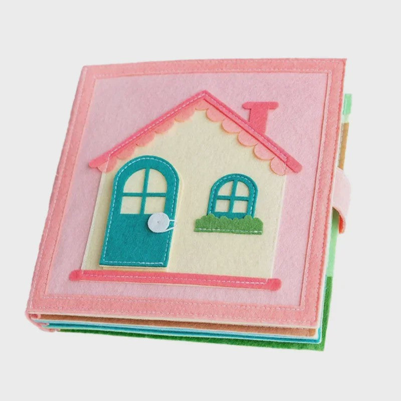 Montessori Busy Book voor Peuters - Interactief Leerboek voor Baby's en Kinderen - Educatief Reisspelletje