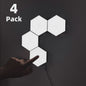 Modulaire Hexagon LED Wandlampen - Touch Control, Dimbare Sfeerverlichting