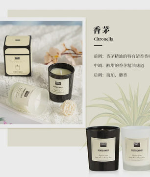 Geurkaars met Plantenextract - Aromatherapie & Luchtzuivering voor Huis en Slaapkamer