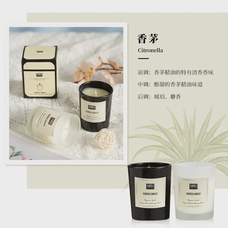 Geurkaars met Plantenextract - Aromatherapie & Luchtzuivering voor Huis en Slaapkamer