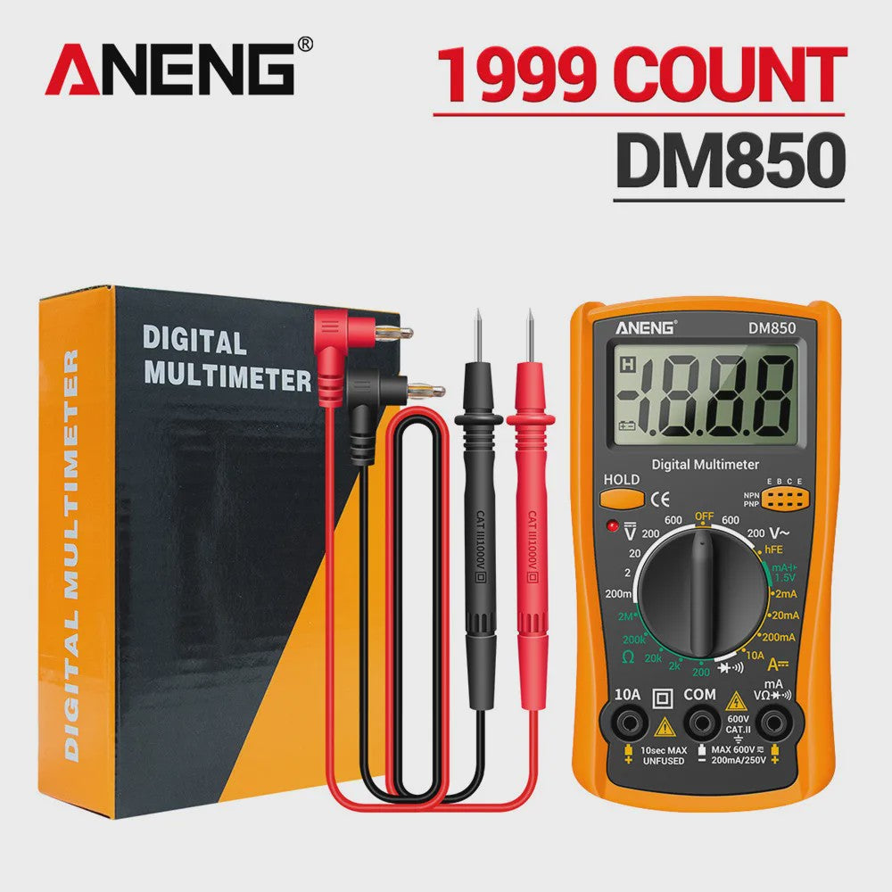 ANENG DM850 Digitale Multimeter - Professionele Spannings- en Stroomtester