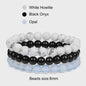 Set van 3 Natuursteen Armbanden: Rozenkwarts, Obsidiaan & Tijgeroog