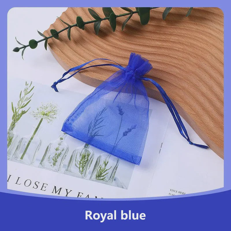 100x Organza Zakjes - Cadeau, Sieraden & Feest - Diverse Maten & Kleuren
