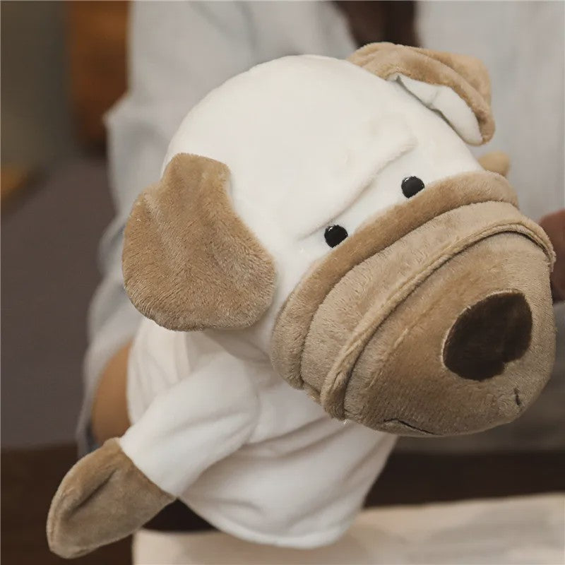 Zachte Pluche Handpoppen: Educatief Speelgoed & Knuffels voor Kinderen - Leeuw, Olifant, Konijn, Aap & Meer!