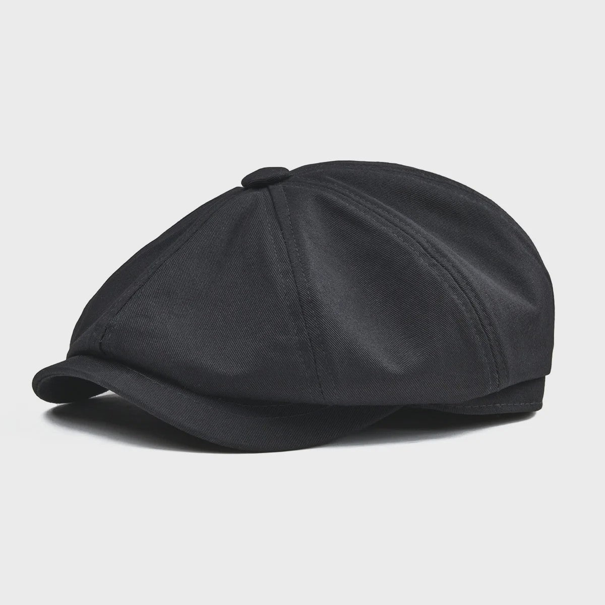 BOTVELA Heren Gatsby Pet van Twill Katoen - Stijlvolle 8-Panel Flat Cap