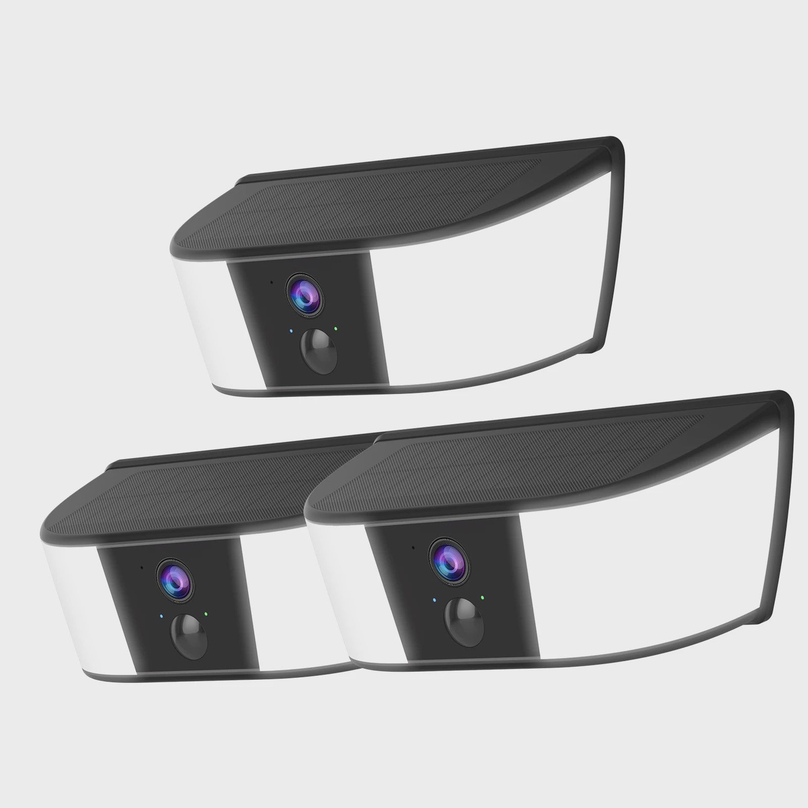 2K Buiten Beveiligingscamera met Wandlamp, Kleuren Nachtzicht & Bewegingsdetectie - 5200mAh Batterij