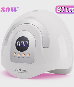 380W UV LED Nagel Lamp - 84 LEDs, Snellrogend & Automatische Sensor