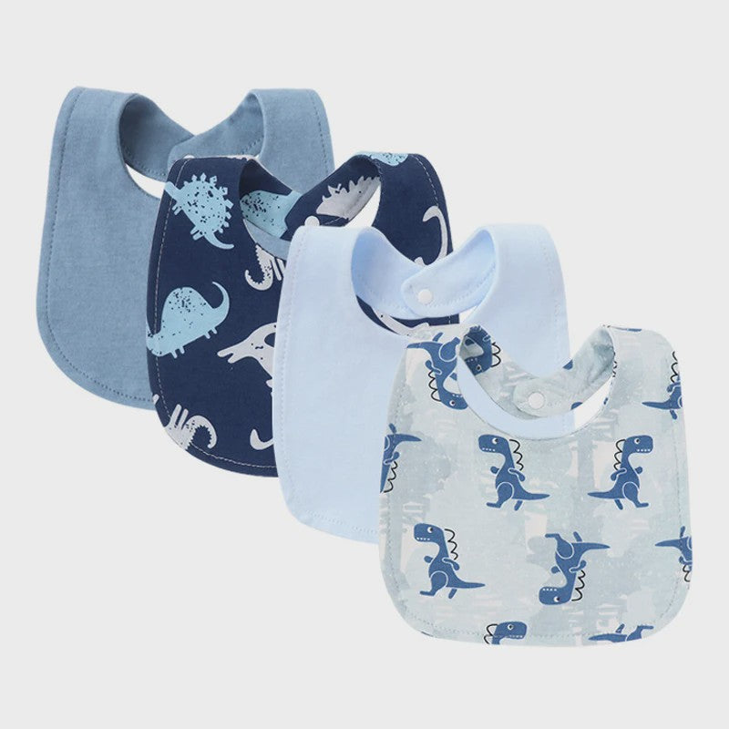 4-delige Baby Slab set met Cartoon Prints - Katoen - Voor Jongens & Meisjes