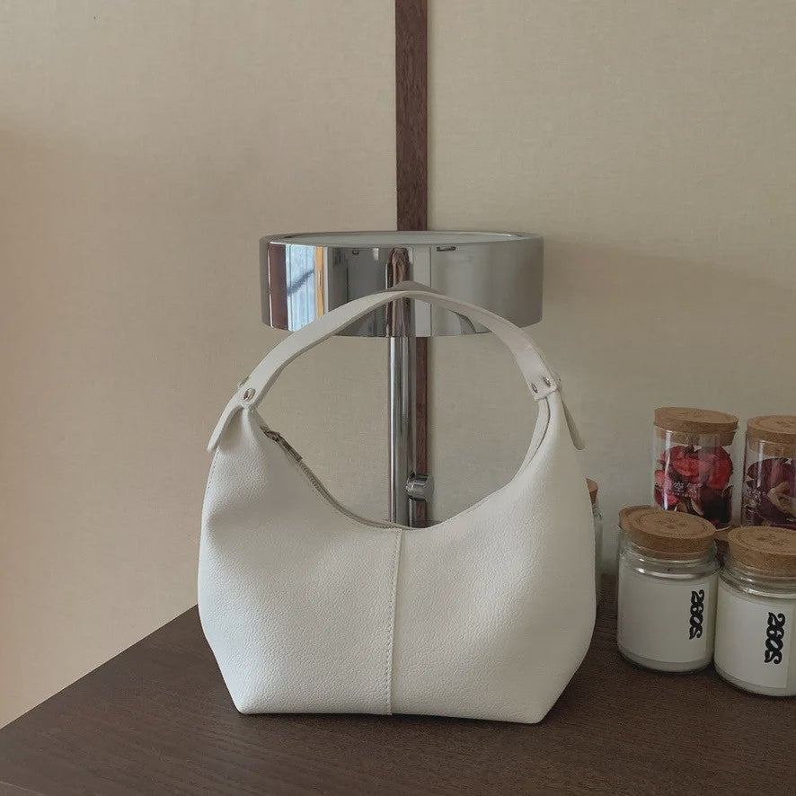 Vintage PU Lederen Schoudertas voor Dames - Hobo Stijl
