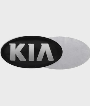 Stuurwiel Embleem Badge Sticker voor KIA Modellen (6.1x3.2cm)